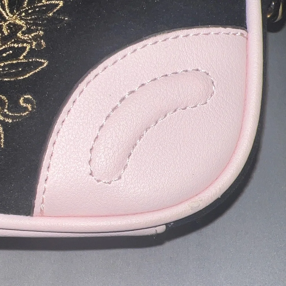 Juicy Couture Black and Pink Crossbody Bag with Wallet - Picture 6 of 9